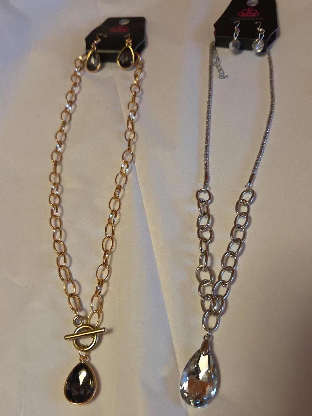 Two sets of Paparazzi Accessories Necklaces.